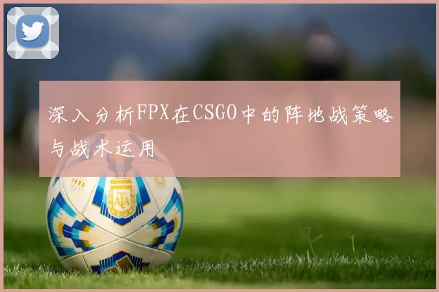 深入分析FPX在CSGO中的阵地战策略与战术运用