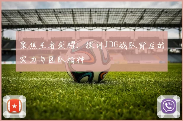 聚焦王者荣耀：探讨JDG战队背后的实力与团队精神