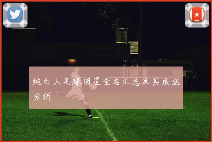纯白人足球明星全名汇总及其成就分析